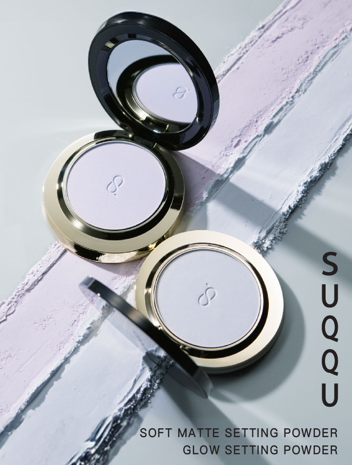 GLOW SETTING POWDER, SOFT MATTE SETTING POWDER, SUQQU晶采光透定妝蜜粉餅,SUQQU晶采輕霧定妝蜜粉餅