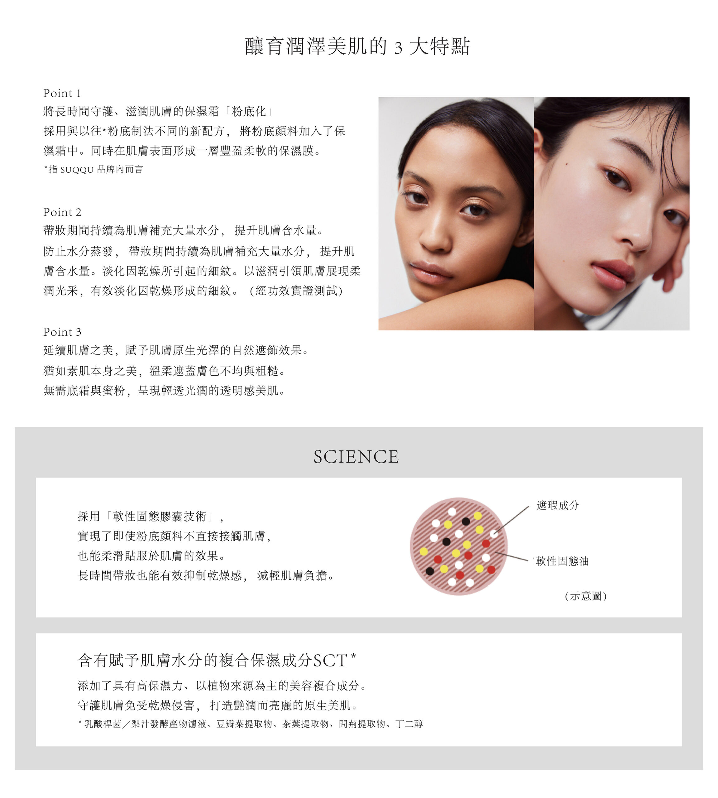 SKINCARE CREAM TINT 晶采潤澤修顏乳
